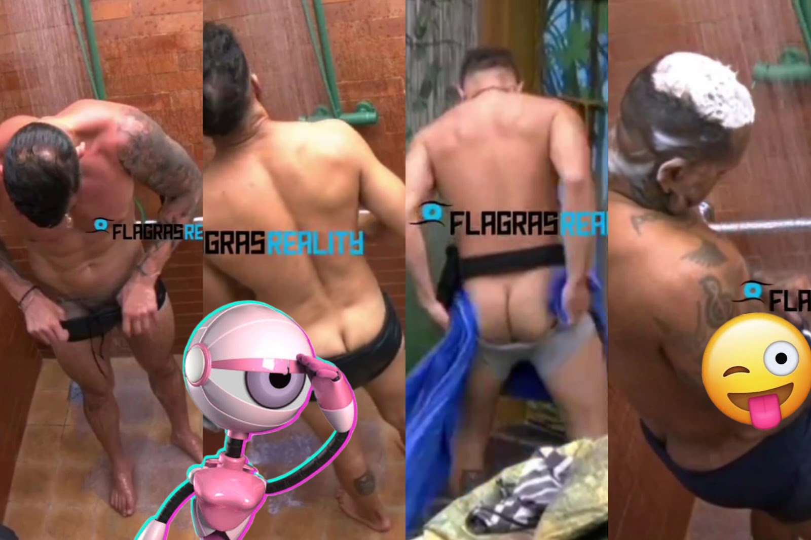 BBB24 mau começou é já tem Brother rendendo no banho Nizam, Matteus, Juninho é Rodriguinho mostraram demais essa semana