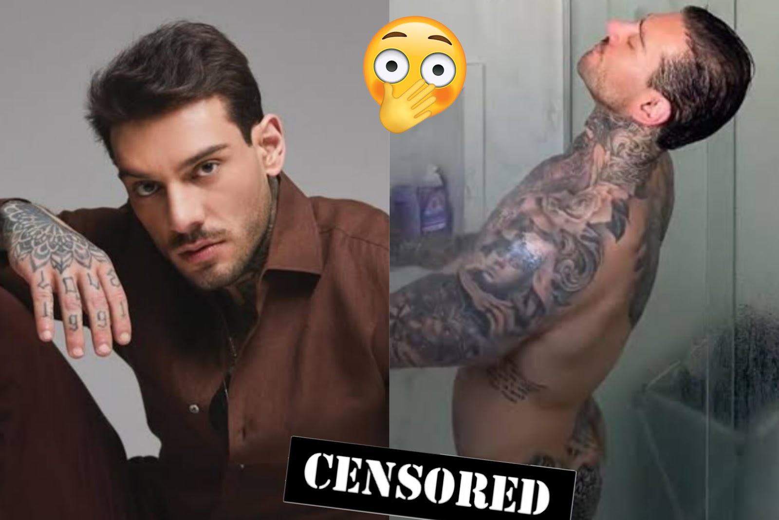 Lucas lucco deixa escapa pênis ao tomar banho durante live no TikTok e para a web veja