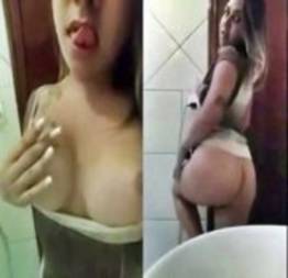 Sofia Lins peituda novinha gravou video pro namoradinho